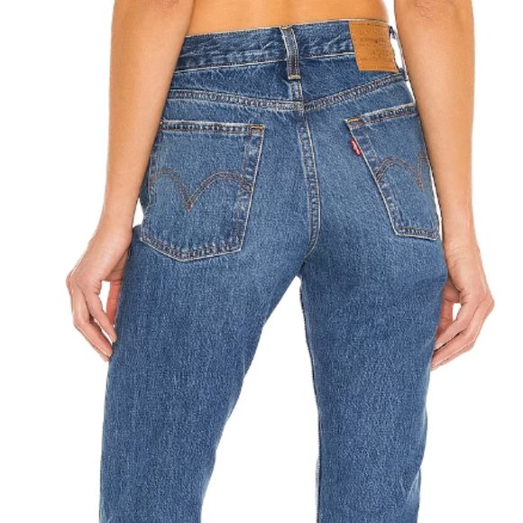 Levi's Wedgie Icon Fit High Waist Jeans - Picture 6 of 10